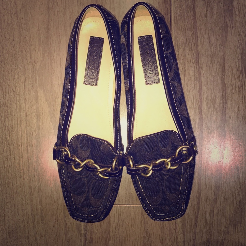 COACH EDITA LOAFERS - SIZE 8.5 Womens
